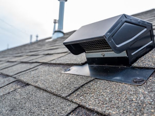 roof vent on an asphalt shingle roof