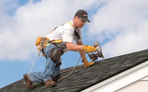 nailing an asphalt shingle roof