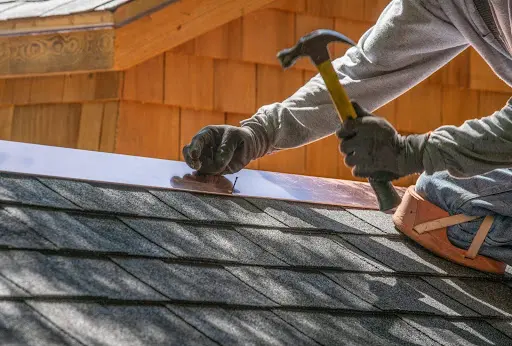 Installing a copper roof ridge
