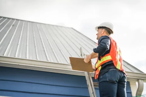 metal roof inspection by 303 roofer