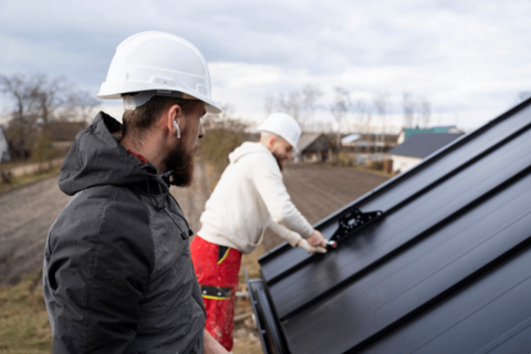 Residential roof replacement.