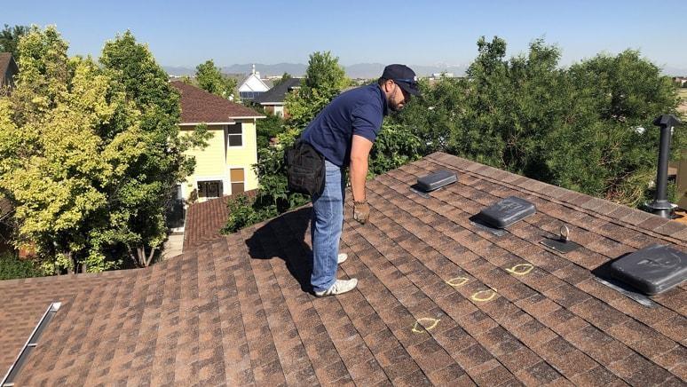 hail damage roof repair Denver